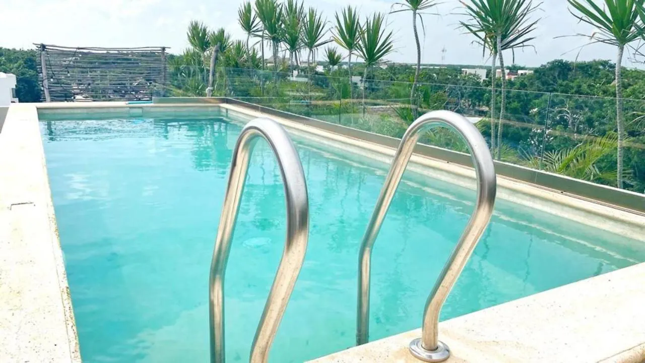 Apartment Family Suites - Rooftop Pool - Bbq Area Tulum