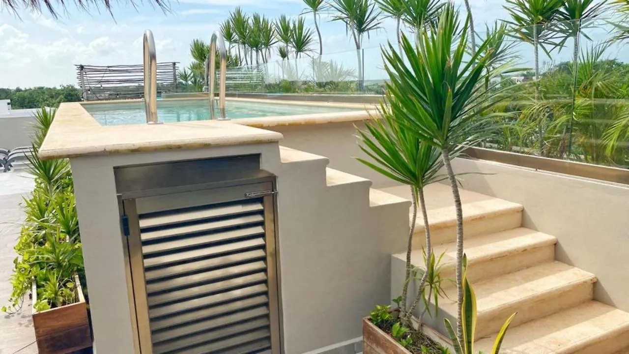 Family Suites - Rooftop Pool - Bbq Area Tulum Apartment