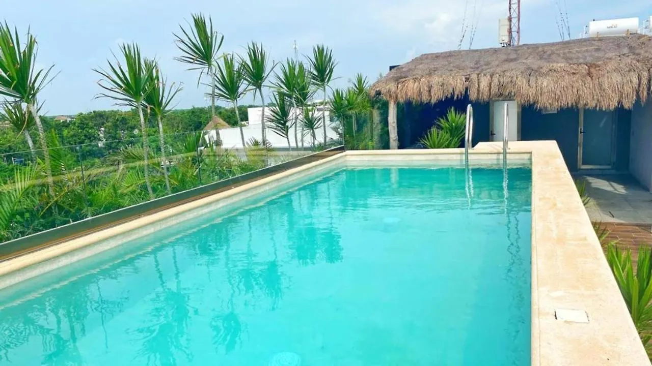 Apartment Family Suites - Rooftop Pool - Bbq Area Tulum