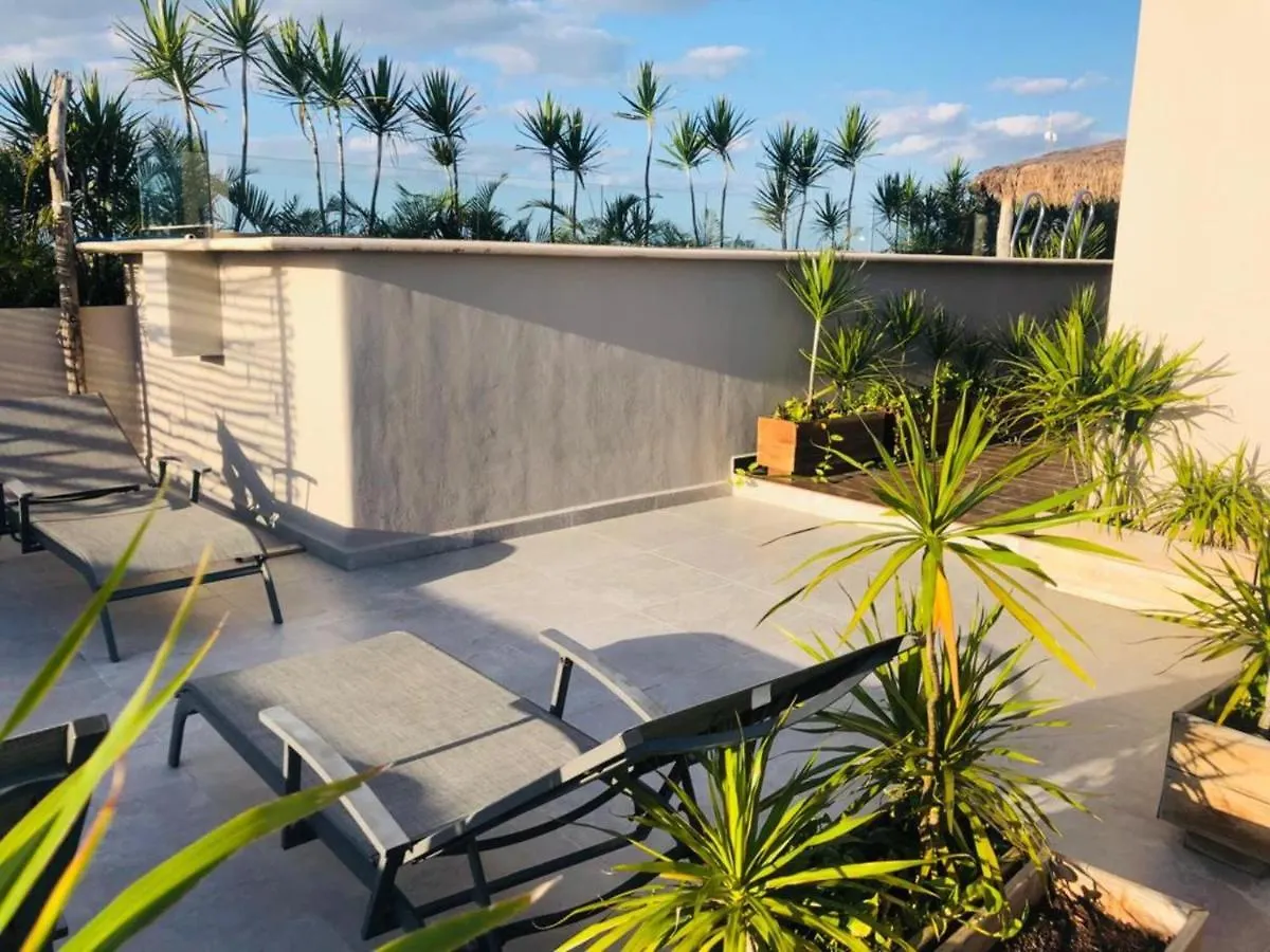 Apartment Family Suites - Rooftop Pool - Bbq Area Tulum