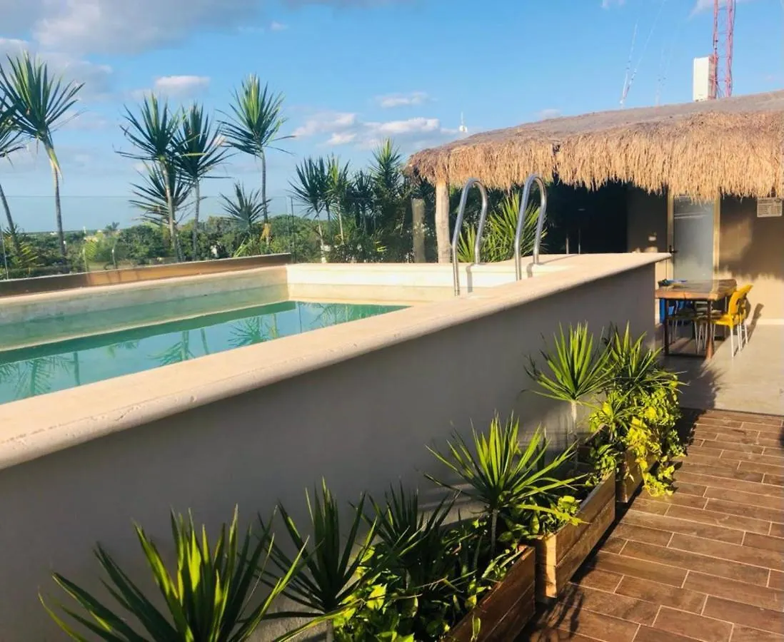 Apartment Family Suites - Rooftop Pool - Bbq Area Tulum Mexico