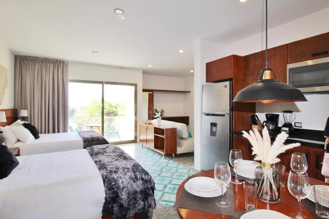 Family Suites - Rooftop Pool - Bbq Area Tulum Apartment