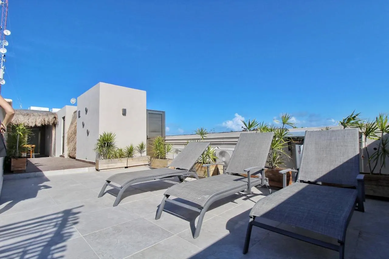 Apartment Family Suites - Rooftop Pool - Bbq Area Tulum Mexico